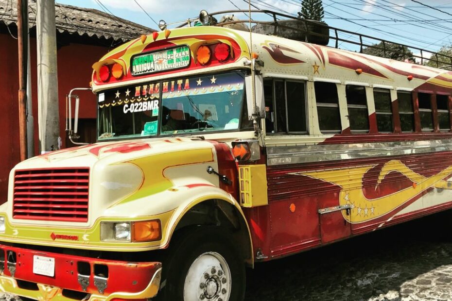 Chicken bus Guatemala