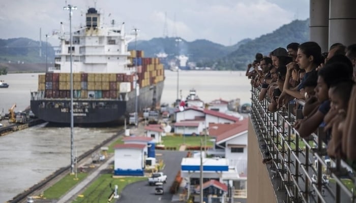 Miraflores Locks, Panama Canal: On the viewing platform at the visitor center / Canal de Panamá Facebook page Miraflores Locks, Panama Canal: On the viewing platform at the visitor center