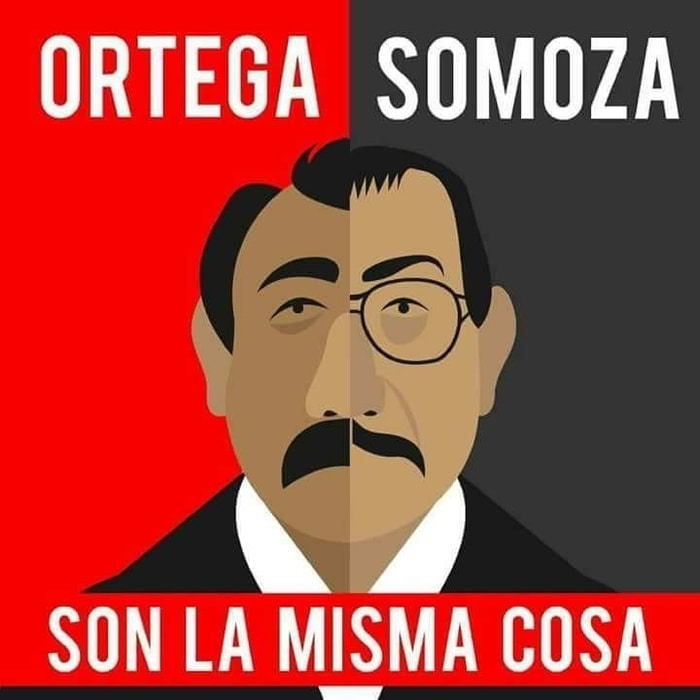 Nicaragua Protests: Ortega/Somoza meme