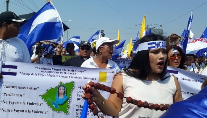 Peace and Justice March, Managua, April 28, 2018