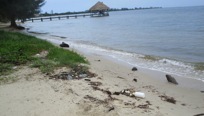 Belize Beach Trash / Gary Peterson