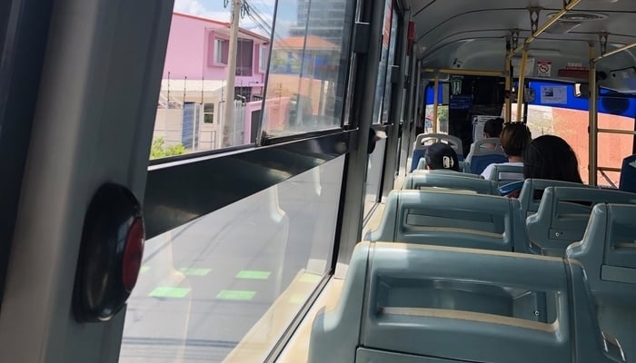 Buses in Costa Rica / Photo credit to James Dyde