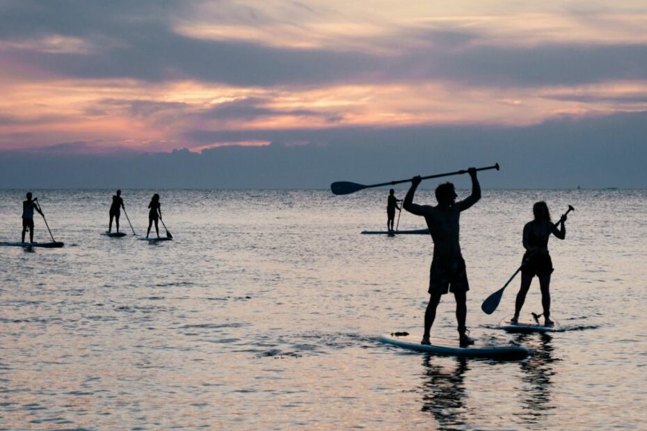 Stand up paddle boarding in Central America