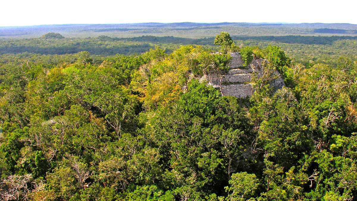 Las ruinas de El Mirador, Guatemala