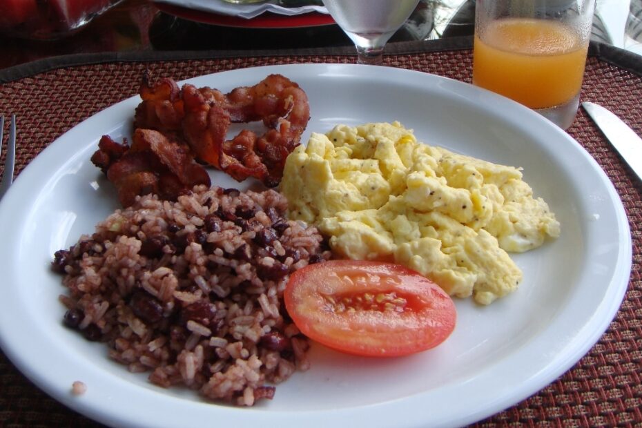 Traditional breakfasts in Central America