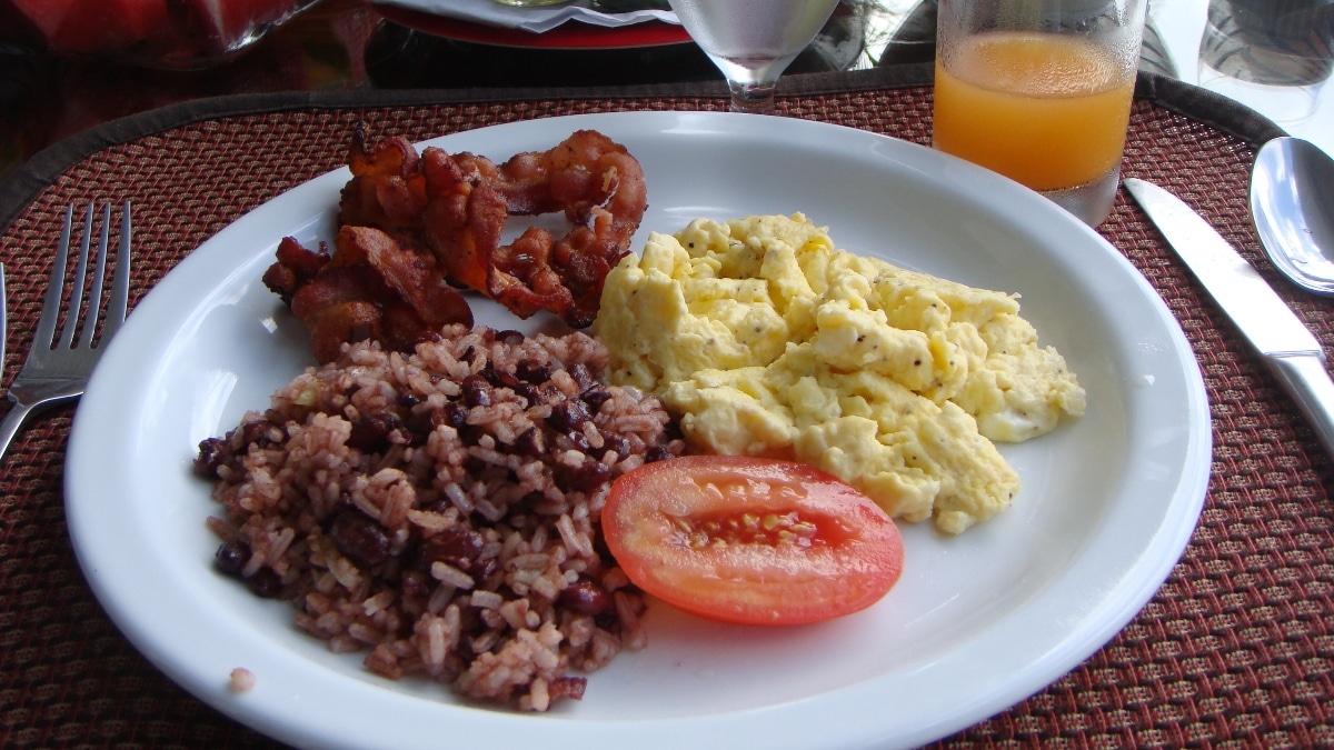 Traditional breakfasts in Central America