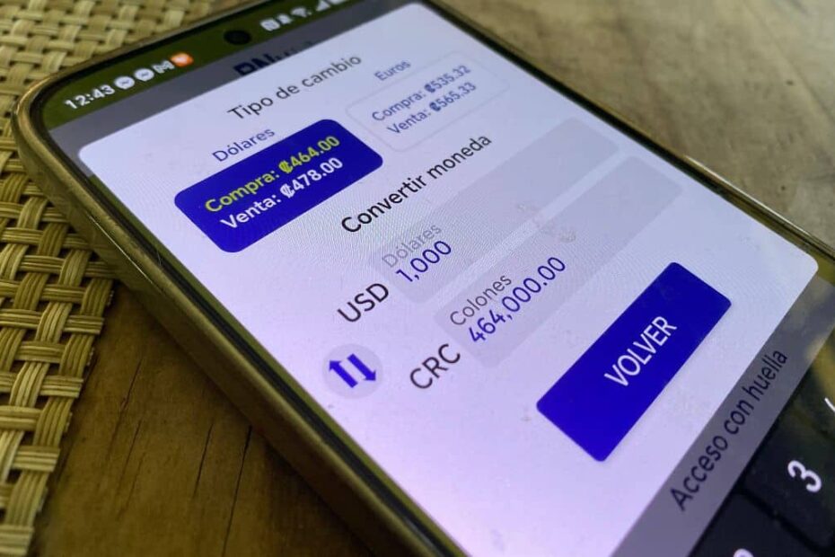 Dollar-to-colon exchange rate