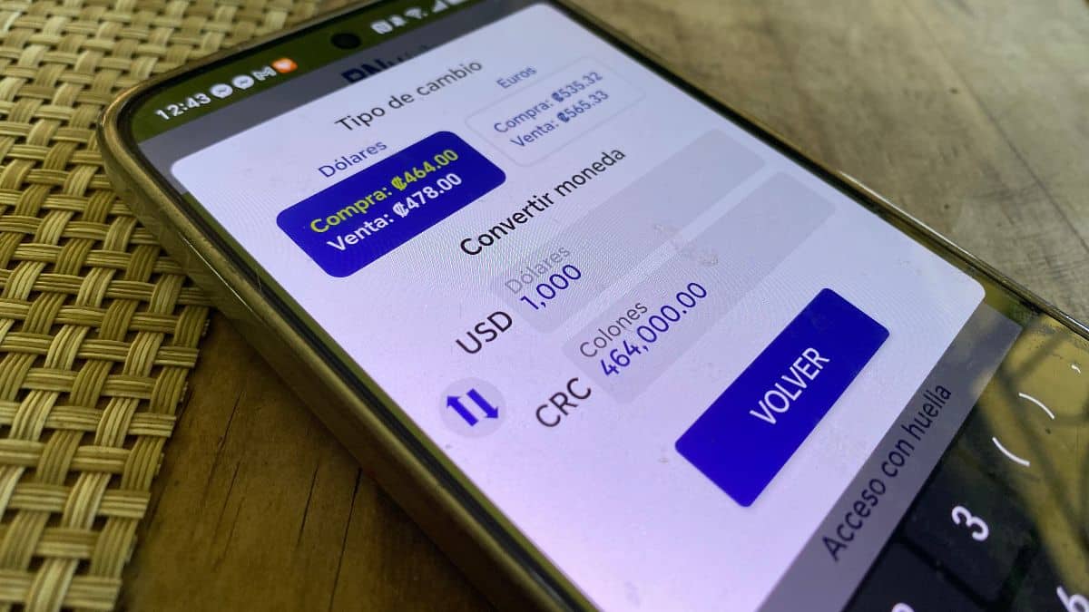 Dollar-to-colon exchange rate